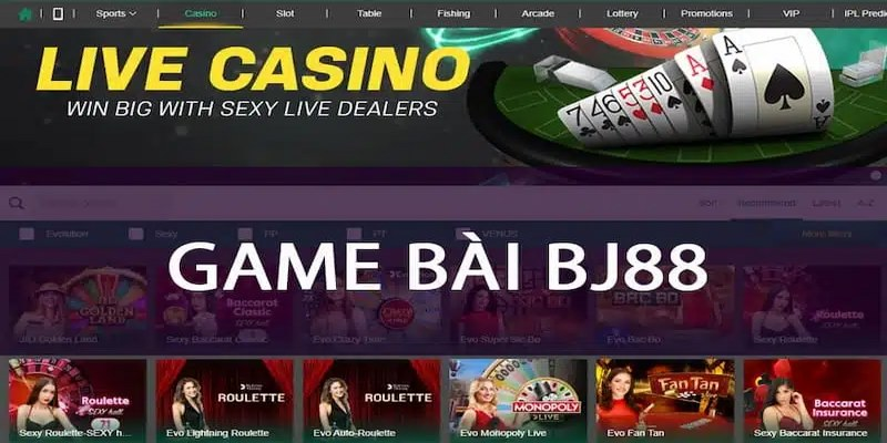 Ưu điểm nổi bật của Game bài bj88 